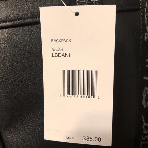 Betsey Johnson Blush Heart Backpack - Picture 9 of 16